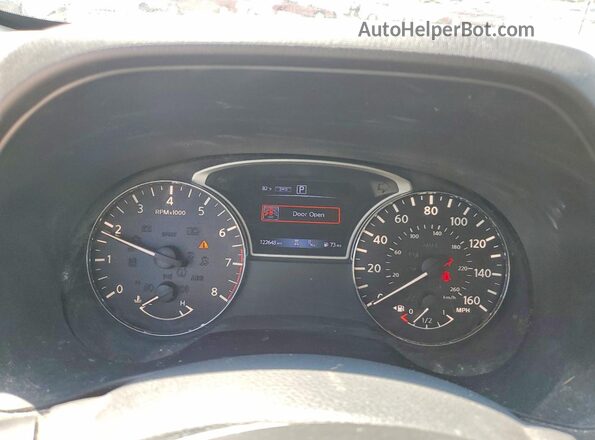 5N1DR2MM5JC644587 2018 NISSAN PATHFINDER White ხელსაწყოთა პანელის ხედი