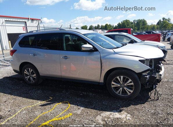 5N1DR2MM5KC577278 2019 NISSAN PATHFINDER Серебряный Вид задней части салона
