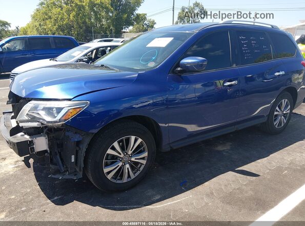 5N1DR2MM5KC581783 2019 NISSAN PATHFINDER Blue Przód lewy