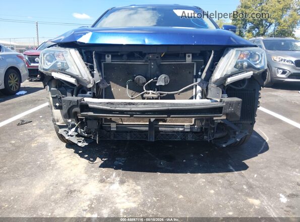 5N1DR2MM5KC581783 2019 NISSAN PATHFINDER Blue Widok z przodu
