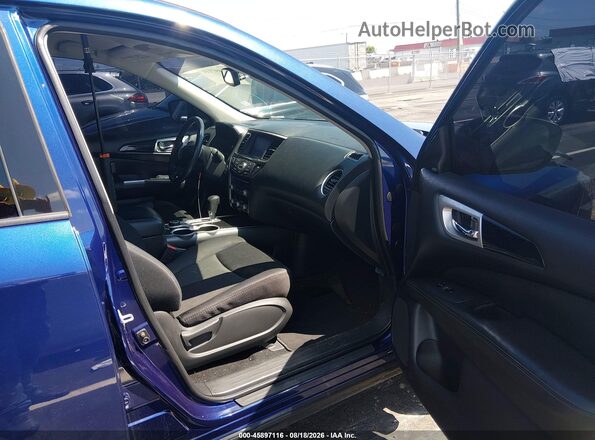 5N1DR2MM5KC581783 2019 NISSAN PATHFINDER Blue Widok wnętrza z przodu