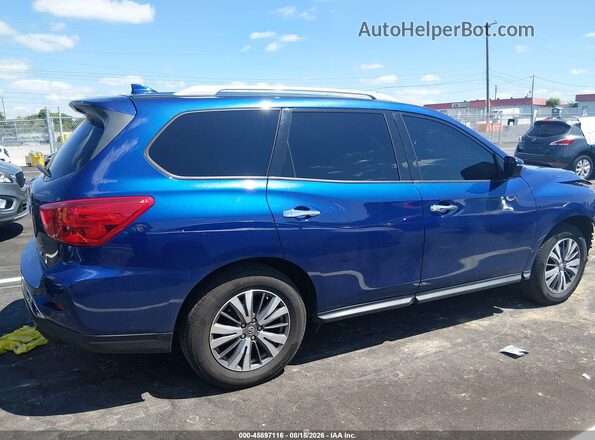5N1DR2MM5KC581783 2019 NISSAN PATHFINDER Blue Widok wnętrza 360 stopni