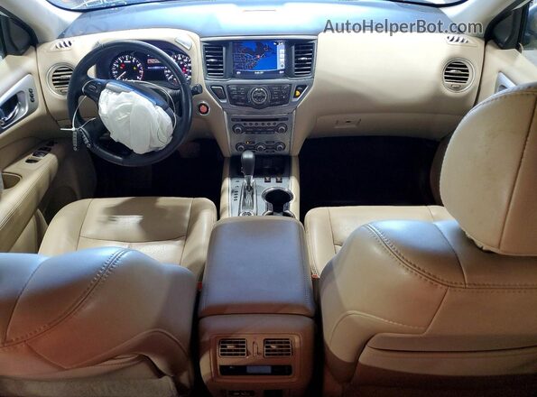 5N1DR2MM5KC621179 2019 NISSAN PATHFINDER White Vista del salpicadero