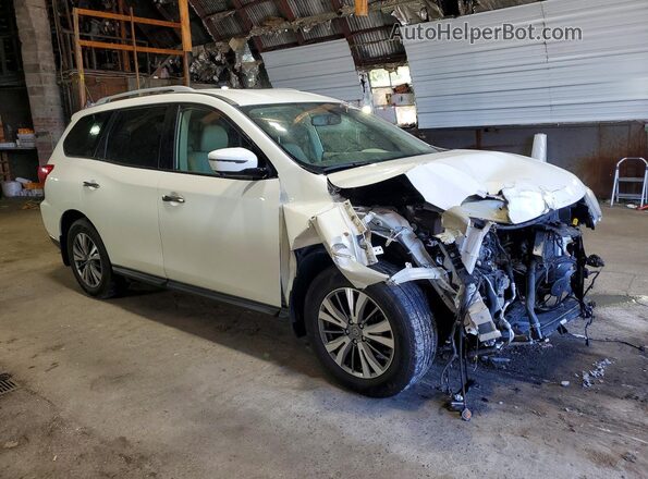 5N1DR2MM5KC621179 2019 NISSAN PATHFINDER White Delantero derecho