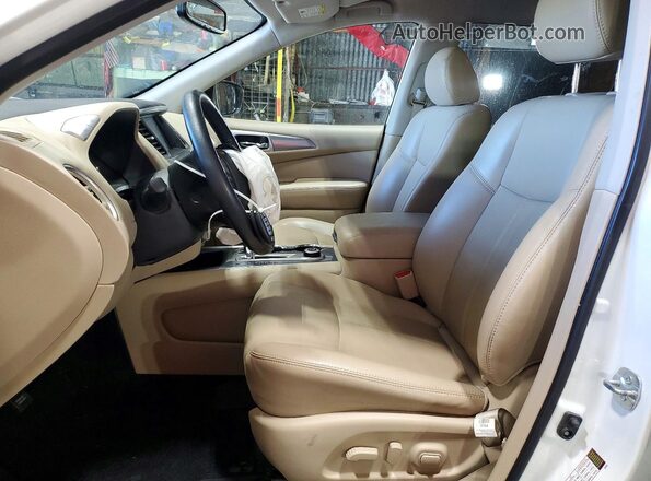 5N1DR2MM5KC621179 2019 NISSAN PATHFINDER White Vista interior delantera
