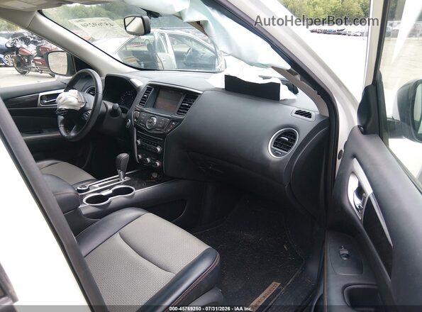 5N1DR2MM5KC623191 2019 NISSAN PATHFINDER White Front interior view