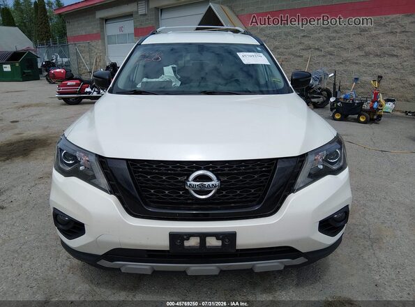 5N1DR2MM5KC623191 2019 NISSAN PATHFINDER White Instrument cluster view