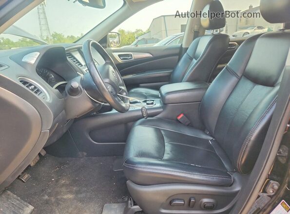 5N1DR2MM5KC633932 2019 NISSAN PATHFINDER Black წინა სალონის ხედი