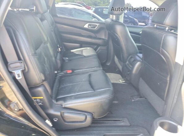 5N1DR2MM6HC609874 2017 NISSAN PATHFINDER Black Widok wnętrza z tyłu