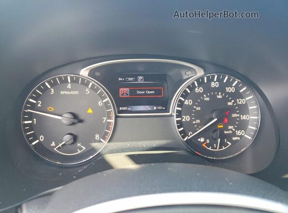 5N1DR2MM6HC609874 2017 NISSAN PATHFINDER Black Widok zestawu wskaźników