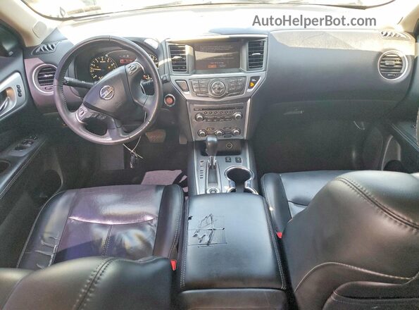 5N1DR2MM6HC609874 2017 NISSAN PATHFINDER Black Widok deski rozdzielczej