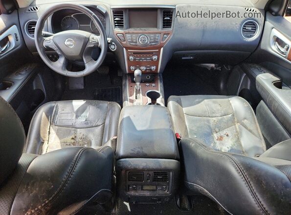 5N1DR2MM6HC628344 2017 NISSAN PATHFINDER Red Առջևի վահանակի տեսք