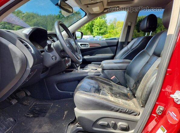 5N1DR2MM6HC628344 2017 NISSAN PATHFINDER Red Սալոնի դիմացի տեսք