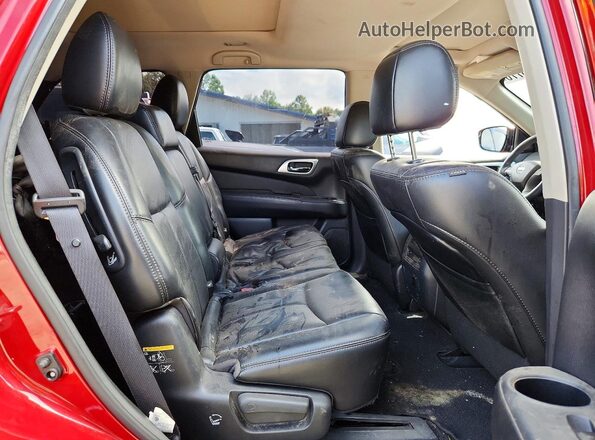 5N1DR2MM6HC628344 2017 NISSAN PATHFINDER Red Սալոնի հետևի տեսք