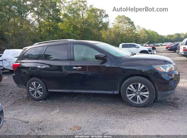 5N1DR2MM6HC650960 2017 NISSAN PATHFINDER Black Widok wnętrza z tyłu
