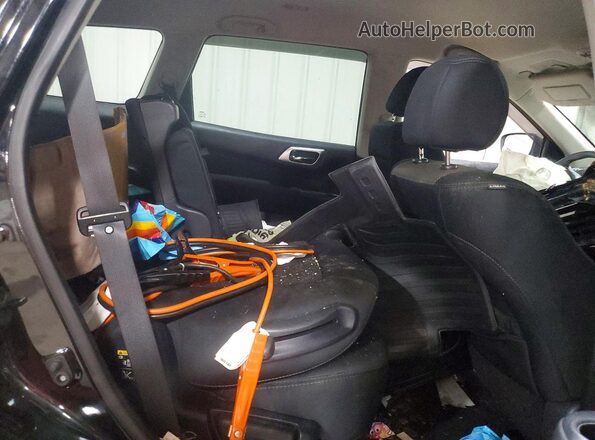 5N1DR2MM6HC908894 2017 NISSAN PATHFINDER Black Widok wnętrza z tyłu