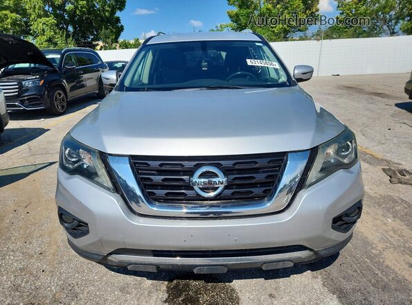 5N1DR2MM6JC605684 2018 NISSAN PATHFINDER Silver Դիմացի տեսք