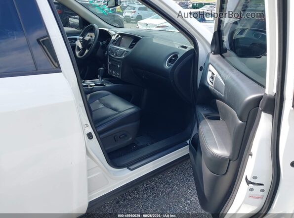 5N1DR2MM6JC606530 2018 NISSAN PATHFINDER White წინა სალონის ხედი