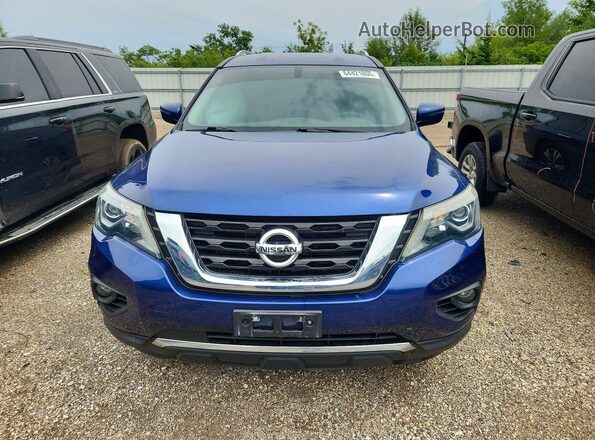 5N1DR2MM6JC614384 2018 NISSAN PATHFINDER Синий Вид спереди