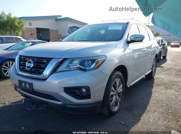5N1DR2MM6JC644291 2018 NISSAN PATHFINDER Silver Առջևի ձախ երեք քառորդ տեսարան