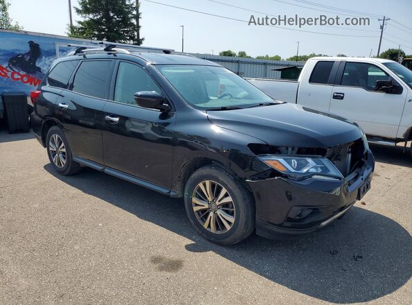 5N1DR2MM6KC596406 2019 NISSAN PATHFINDER Черный Передняя правая четверть