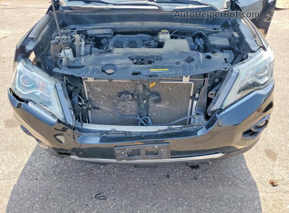 5N1DR2MM6KC596406 2019 NISSAN PATHFINDER Черный Вид подкапотного пространства