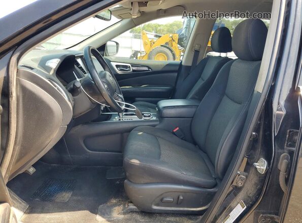 5N1DR2MM6KC596406 2019 NISSAN PATHFINDER Черный Вид салона спереди