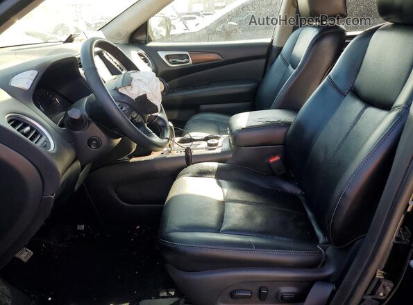 5N1DR2MM6KC602981 2019 NISSAN PATHFINDER Black Vista interior delantera
