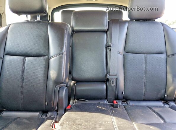 5N1DR2MM6KC602981 2019 NISSAN PATHFINDER Black Vista de los asientos traseros