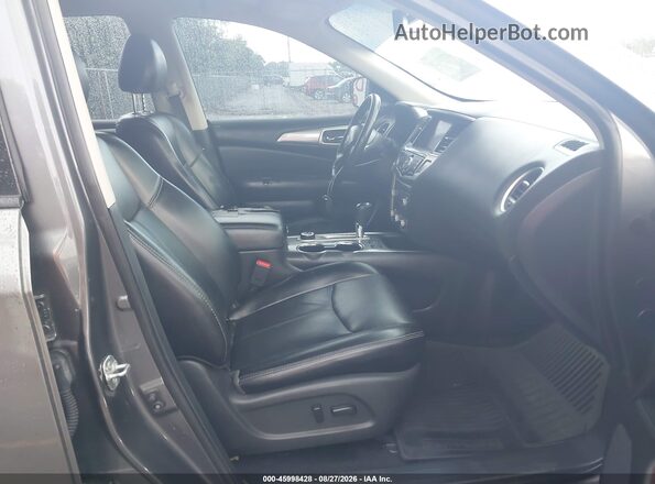 5N1DR2MM6KC625144 2019 NISSAN PATHFINDER Silver Vista interior delantera