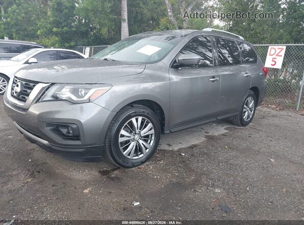 5N1DR2MM6KC625144 2019 NISSAN PATHFINDER Silver Vista tres cuartos delantera izquierda