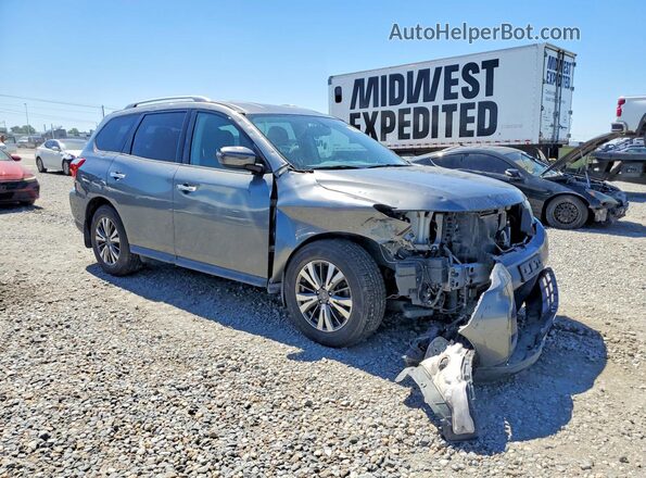 5N1DR2MM6KC653008 2019 NISSAN PATHFINDER Серый Передняя правая четверть