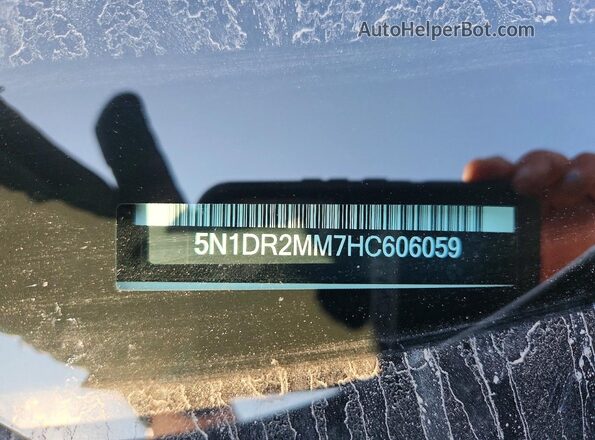 5N1DR2MM7HC606059 2017 NISSAN PATHFINDER White Панорамний вид салону 360°