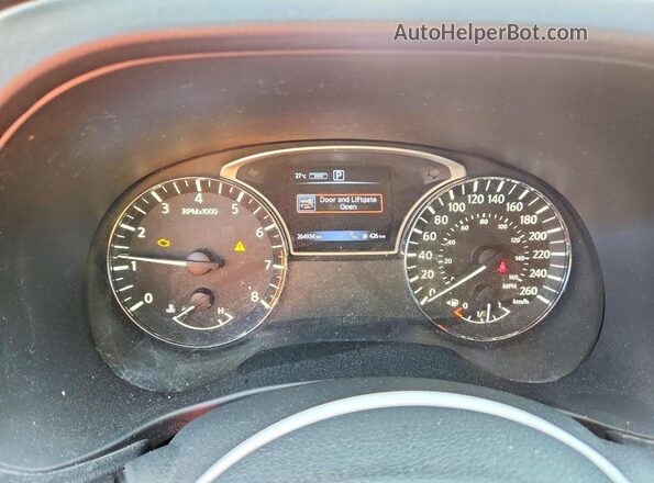 5N1DR2MM7HC606059 2017 NISSAN PATHFINDER White Вид щитка приладів