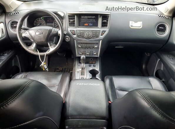 5N1DR2MM7HC658338 2017 NISSAN PATHFINDER Black Widok deski rozdzielczej