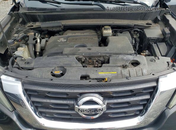 5N1DR2MM7HC658338 2017 NISSAN PATHFINDER Black Widok komory silnika