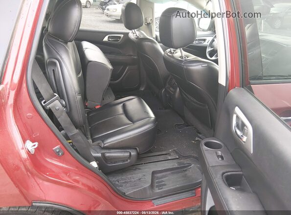 5N1DR2MM7HC676905 2017 NISSAN PATHFINDER Red VIN sticker view
