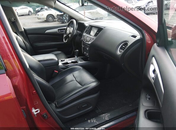 5N1DR2MM7HC676905 2017 NISSAN PATHFINDER Red Front interior view