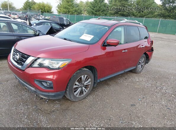 5N1DR2MM7HC676905 2017 NISSAN PATHFINDER Red Front left