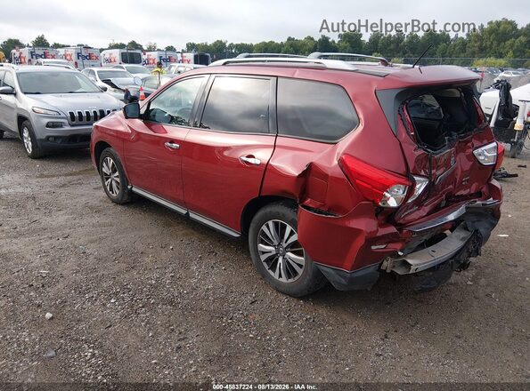 5N1DR2MM7HC676905 2017 NISSAN PATHFINDER Red Rear left