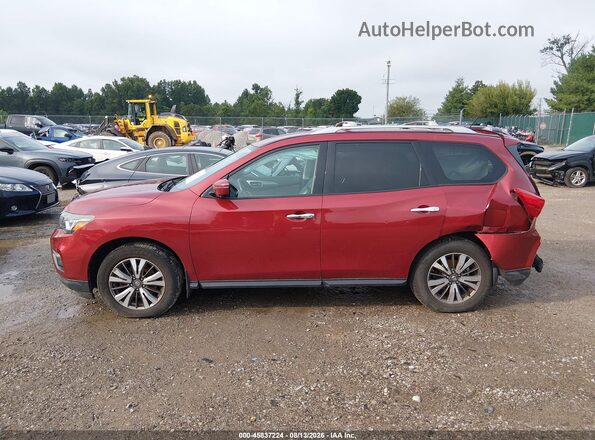 5N1DR2MM7HC676905 2017 NISSAN PATHFINDER Red 360 interior view