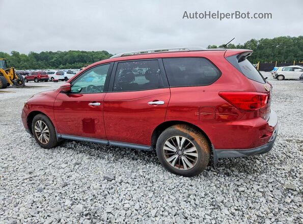 5N1DR2MM7HC682431 2017 NISSAN PATHFINDER Burgundy Задня ліва чверть