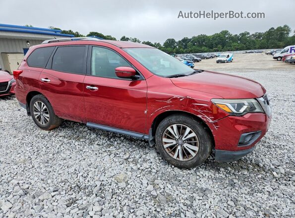 5N1DR2MM7HC682431 2017 NISSAN PATHFINDER Burgundy Передня права чверть