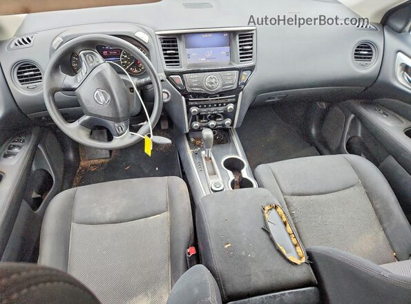5N1DR2MM7HC682431 2017 NISSAN PATHFINDER Burgundy Вид панелі приладів