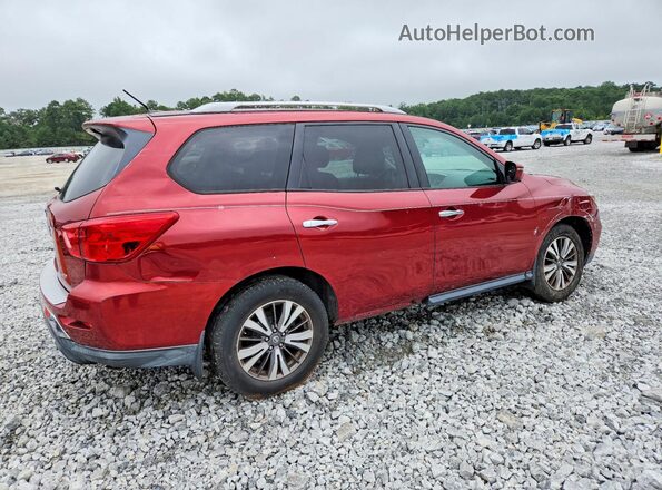 5N1DR2MM7HC682431 2017 NISSAN PATHFINDER Burgundy Задня права чверть
