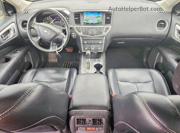 5N1DR2MM7HC902134 2017 NISSAN PATHFINDER White Widok deski rozdzielczej