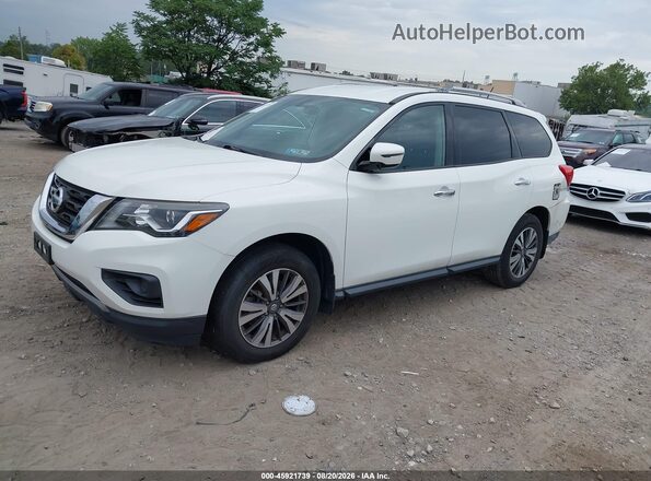 5N1DR2MM7HC910573 2017 NISSAN PATHFINDER White წინა მარცხენა ხედი სამი მეოთხედიდან