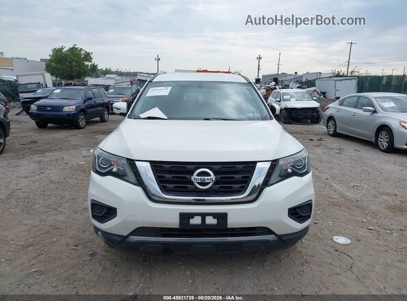 5N1DR2MM7HC910573 2017 NISSAN PATHFINDER White ხელსაწყოთა პანელის ხედი