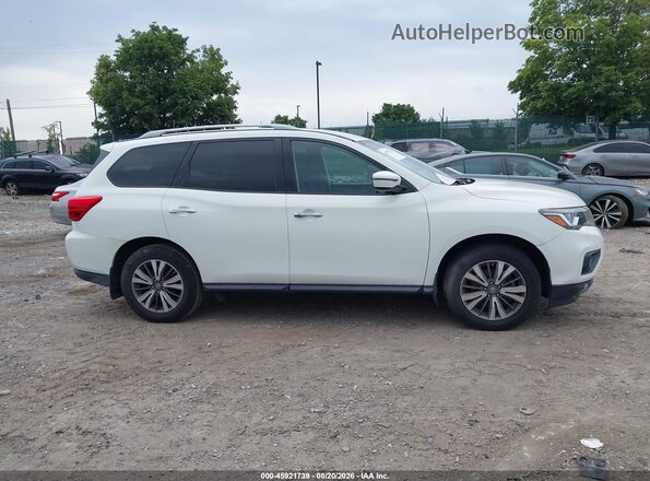 5N1DR2MM7HC910573 2017 NISSAN PATHFINDER White უკანა სალონის ხედი