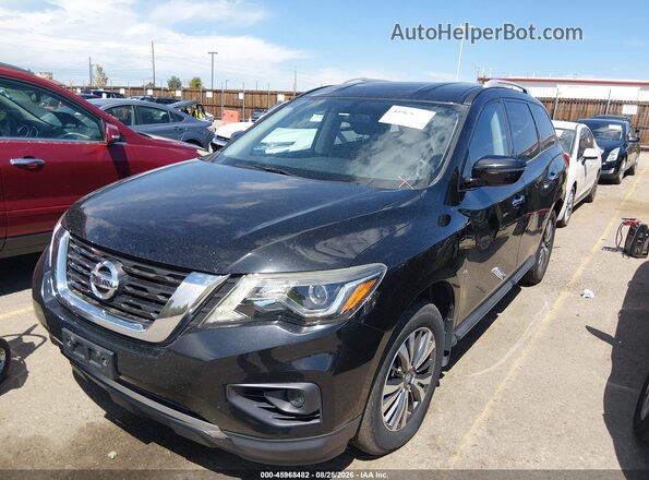 5N1DR2MM7HC910749 2017 NISSAN PATHFINDER Blue Vista tres cuartos delantera izquierda